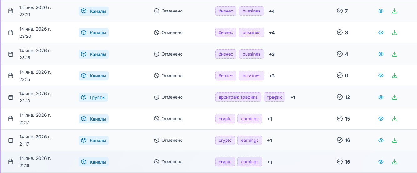 результат пошугу телеграм чатів