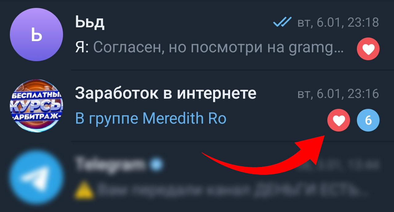 telegram reacting like
